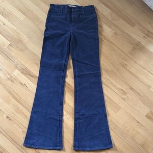Madewell NWT flee market flare corduroy pants